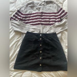 Grey Stripped Levi’s Sweater